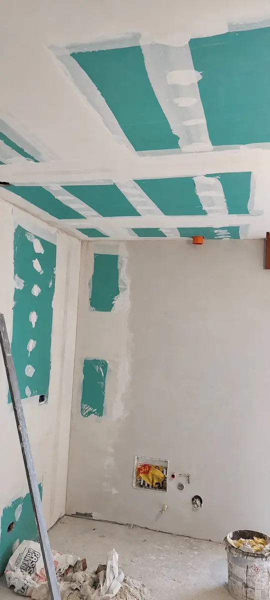 Cartongesso idrorepellente - cantiere di Amici di Egitto Edilizia