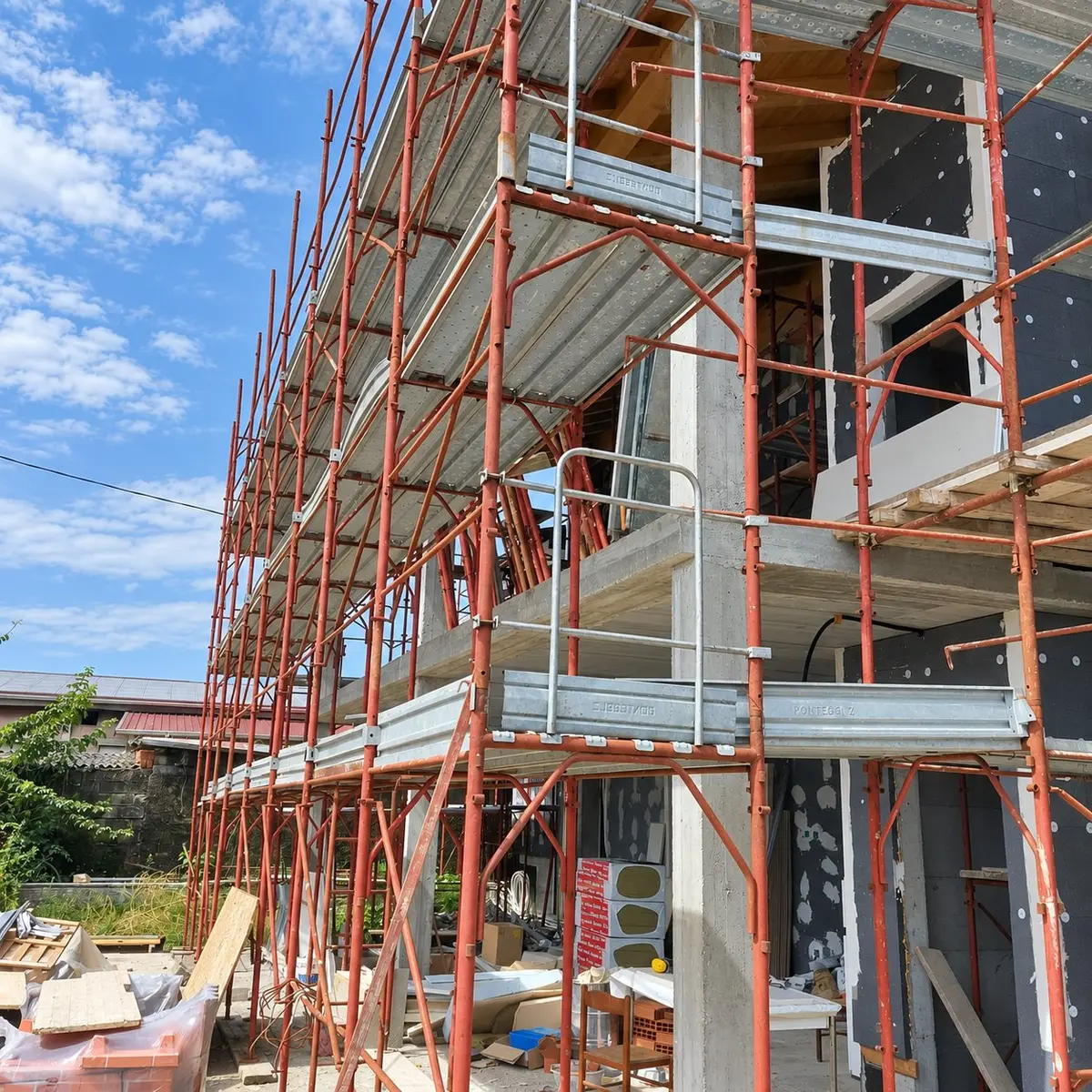 Cantiere facciata - cantiere di Amici di Egitto Edilizia