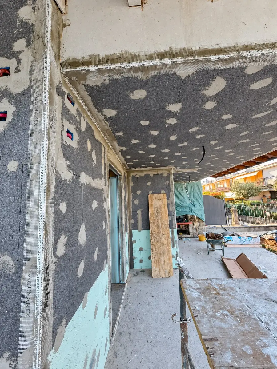 Isolamento porticato - cantiere di Amici di Egitto Edilizia