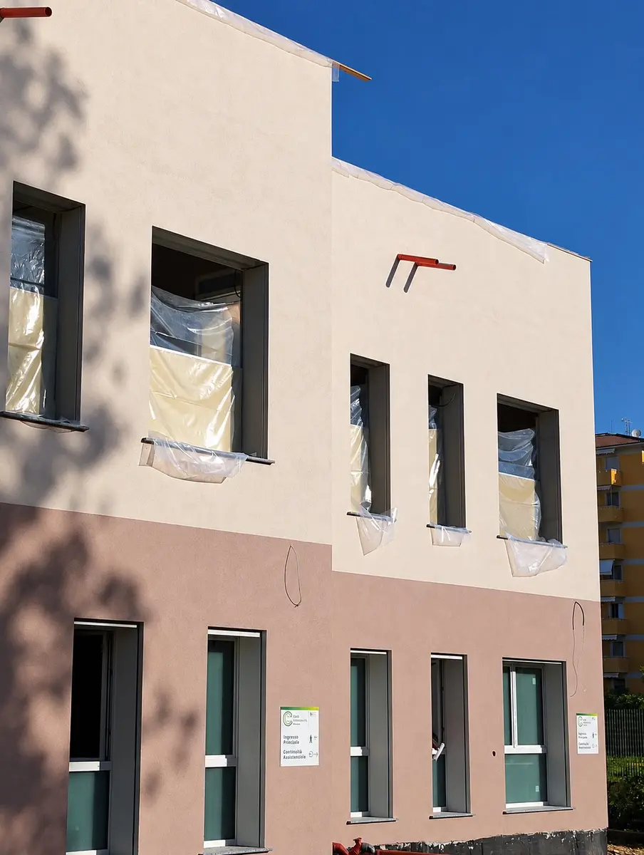 Prospetto finestre - cantiere di Amici di Egitto Edilizia