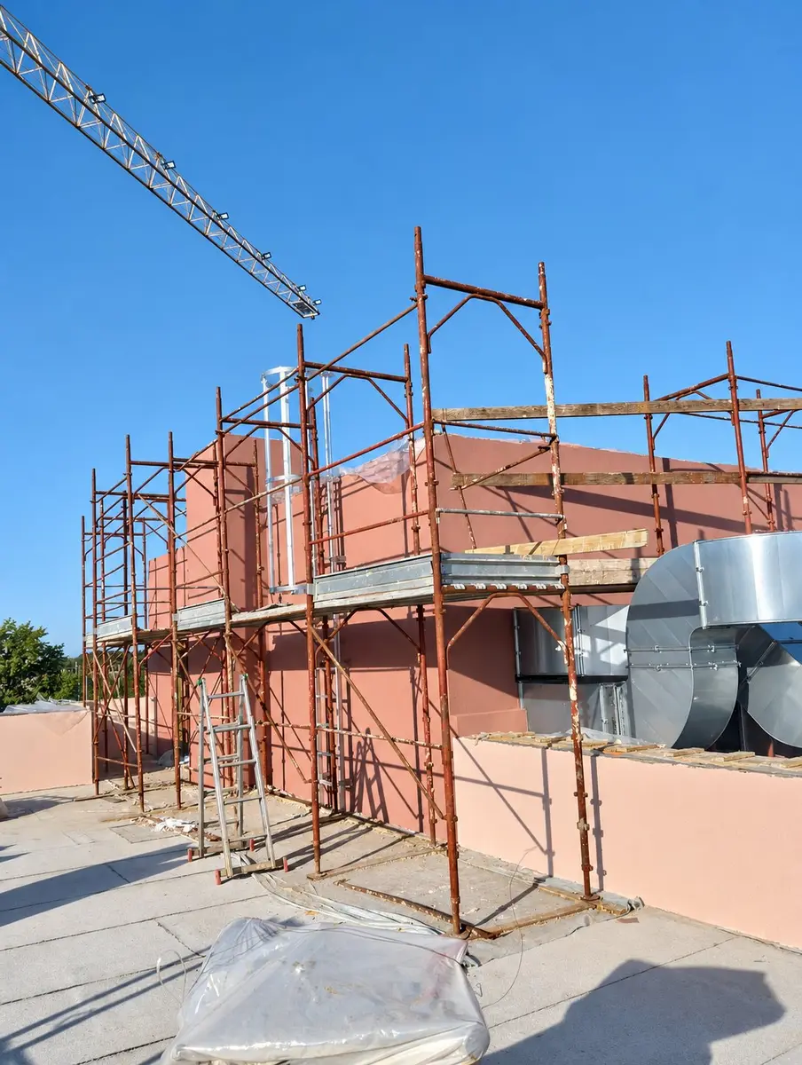 Cantiere esterno - cantiere di Amici di Egitto Edilizia