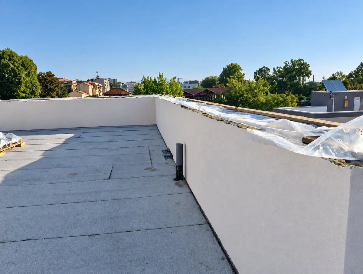 Copertura terrazza - cantiere di Amici di Egitto Edilizia